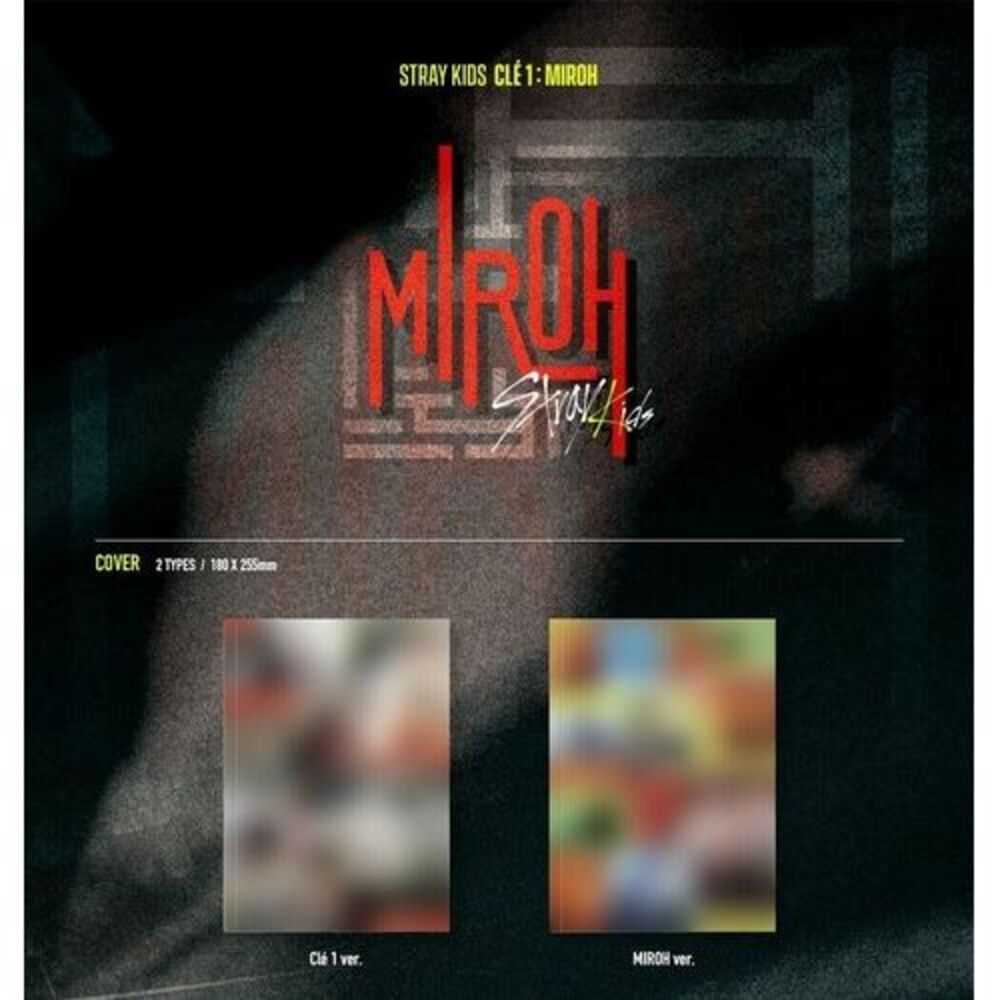 Stray Kids - Cle 1 - Miroh (Random Cover) (incl. photobook + 3 QR Cards)